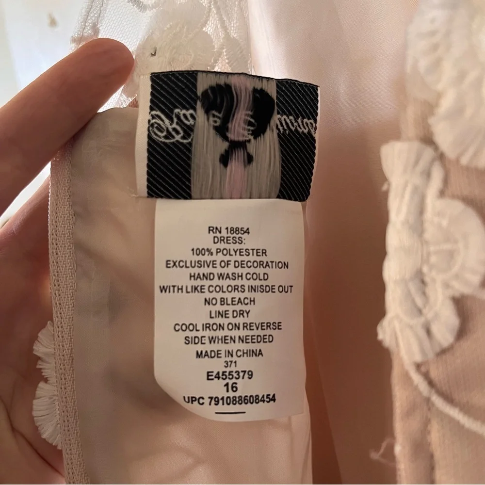 Rare Editions Sunday Best Taupe Dress, Girls Size 16 - Picture 10 of 12